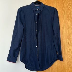 Navy Button Down